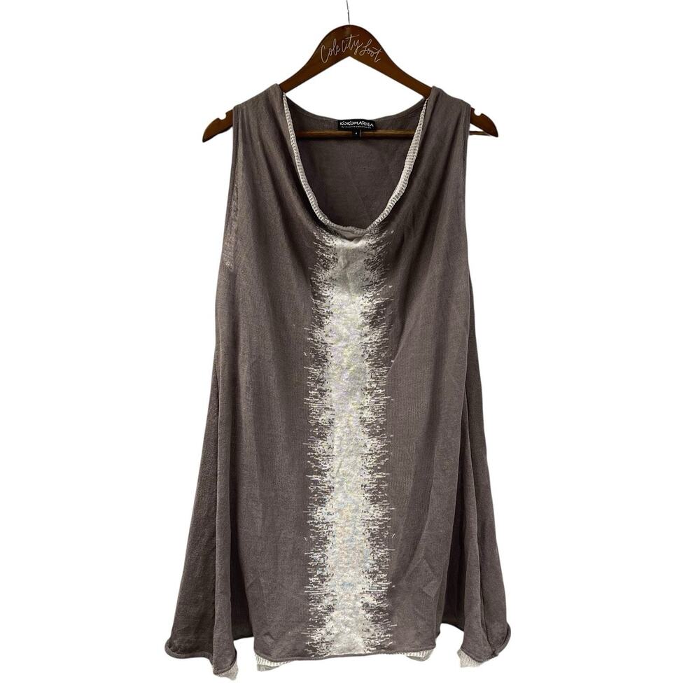 Kokomarina Dress By Antoine Coelenbier Sleeveless Lagenlook 4 Loose Flowy